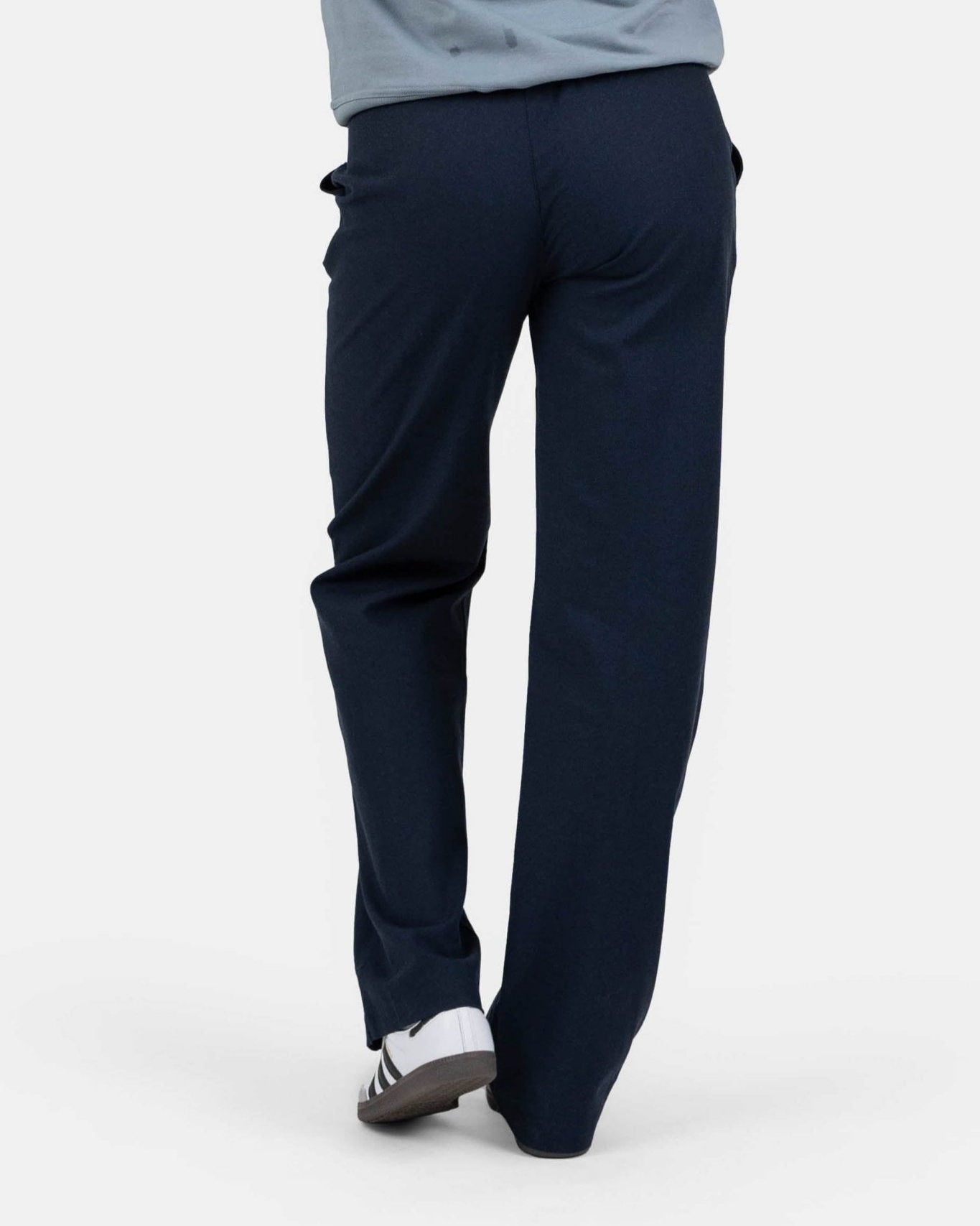 Heavyweight Hørbukser Højtaljede Navy | Skagen - clothing.dk